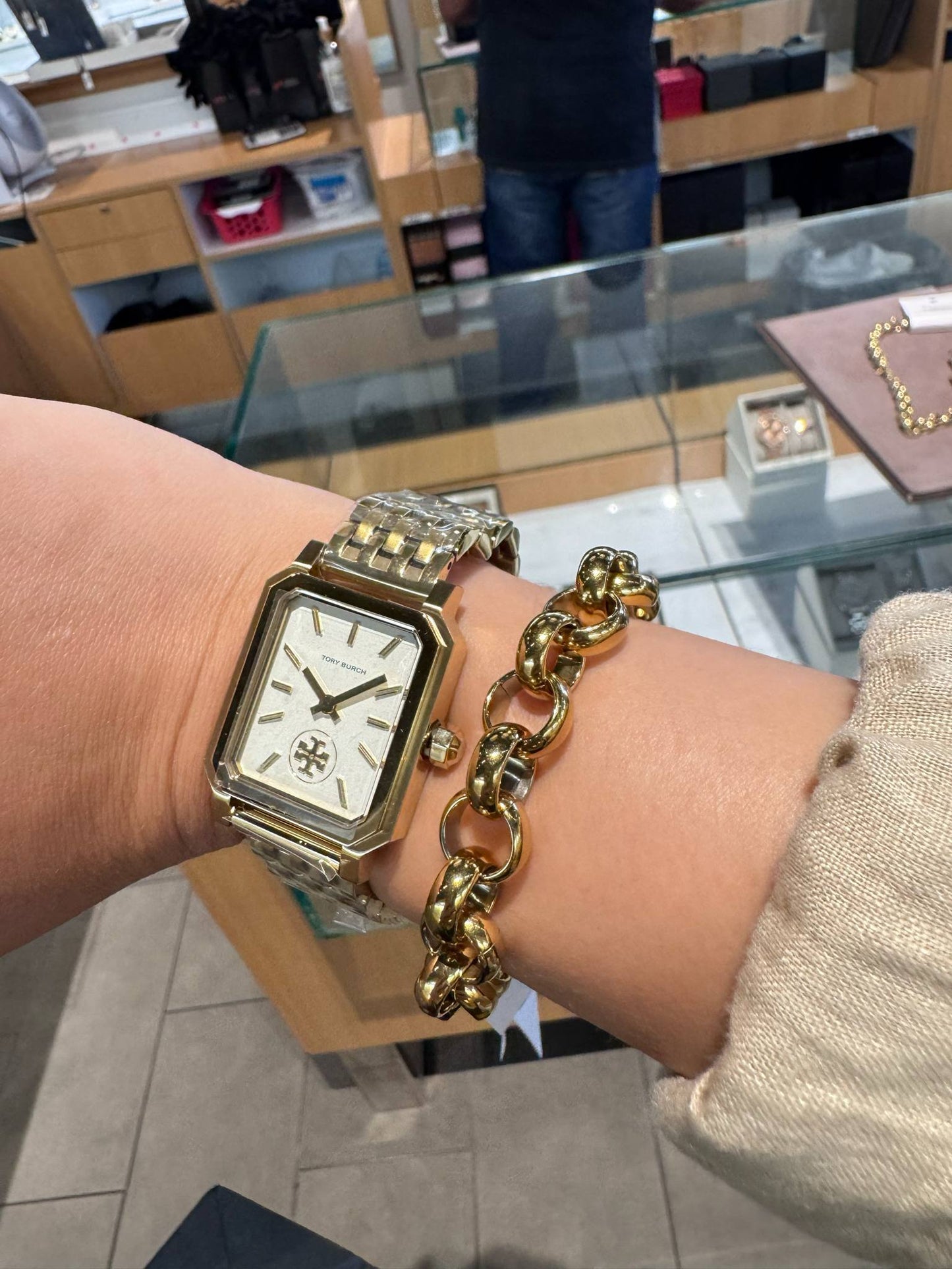 Tory Burch The Robinson - TBW1500 Gold One Size